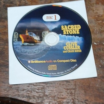 Brilliance Audio Sacred Stone Audiobook Clive Cussler, Craig Dirgo Compact Disc