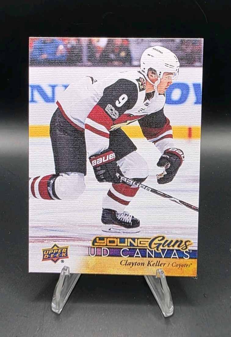 2017-18 Upper Deck UD Canvas Young Guns Clayton Keller #C110 Rookie RC