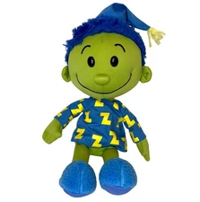 SHUSHYBYE Zeez Plush Doll Toy 2011 Baby Dreamsters Green Blue Z's Rare EUC