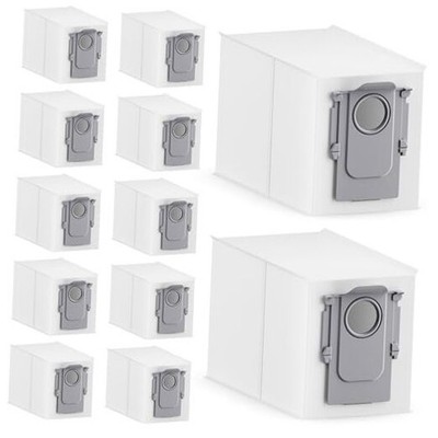 12 Packs Dust Bag Replacement for Robo-rock S8 MaxV Robo-rock S8 Max/MaxV Ultra