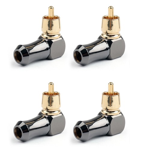 1*RCA Winkelstecker Kupfer Audio Video Anschluss Lötadapter Adapter, 6.0mm DE - Afbeelding 22 van 22