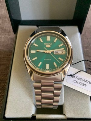 Seiko Snx447 7s26-0480 Seiko5 Green