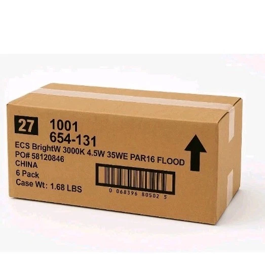 EcoSmart 35W LED Light Bulbs*Bright White*12-Bulbs*6x2*PAR16*Flood*Dimmable*4.5W - Image 3 of 3