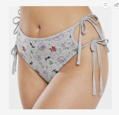 NWT Savage X Fenty tis the season holiday Christmas side tie panty  Plus Size 2X