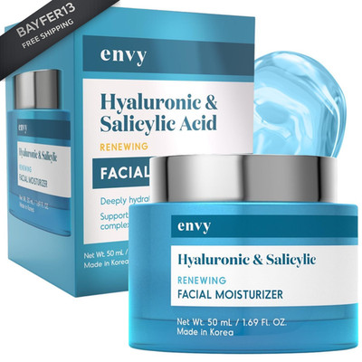 Envy Hyaluronic & Salicylic 1 Fl Oz (Pack of 1), & Acid 