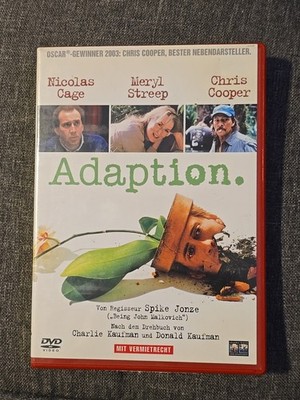 Adaption DVD Spike Jonze Nicolas Cage Meryl Streep Drama Deutsch FSK 12