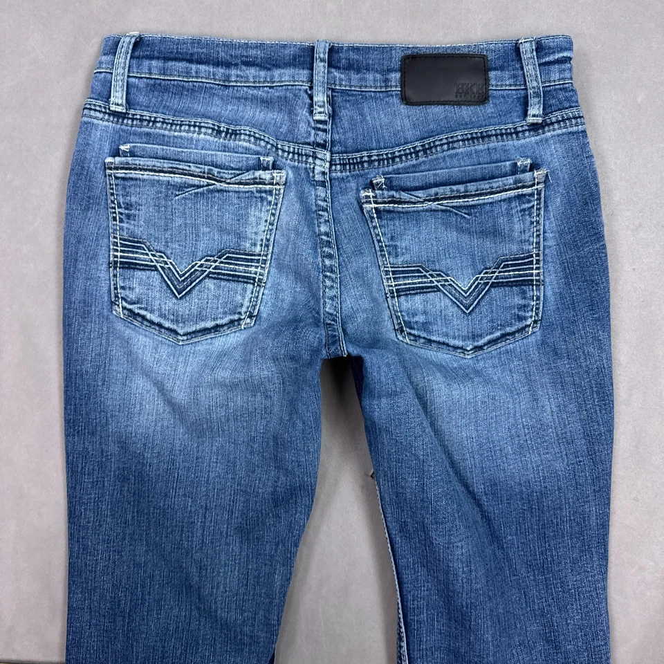 Pantalones de mezclilla BKE con hebilla para hombre 32x30 azules Jake descoloridos rectos (etiqueta 32x32) Foto 4 de 4