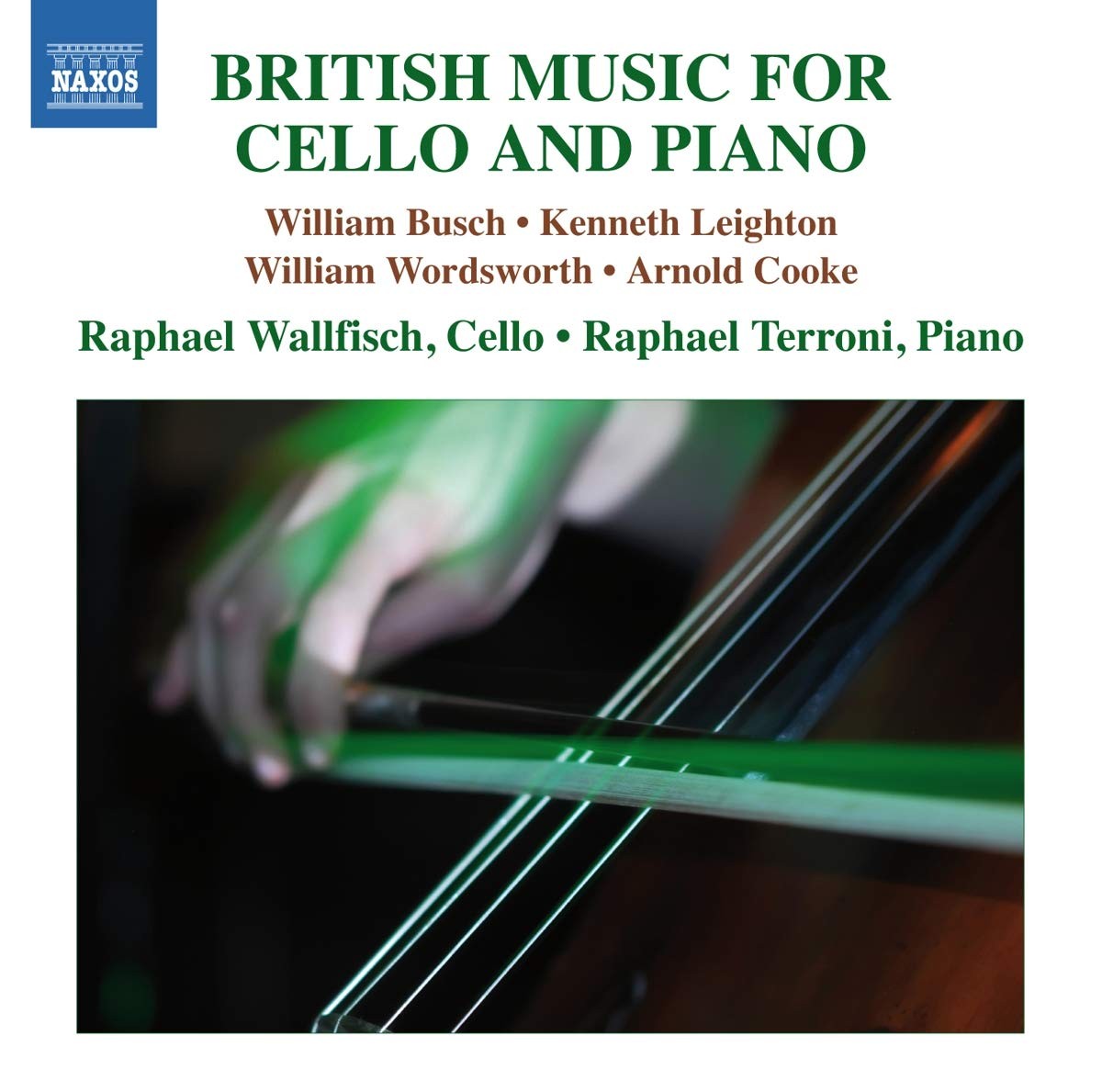 8571352 Raphael Wallfisch British Music For Cello and Piano CD 8571352 NEW