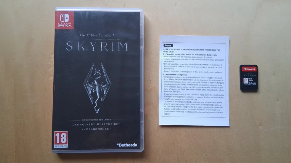 THE ELDER SCROLLS V SKYRIM SWITCH FR OCCASION, photo 1 sur 5