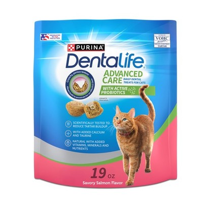 Purina Made in USA Facilities Cat Dental Treats, Savory Salmon Flavor - 19 oz...