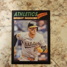 Topps 2026 Heritage Brent Rooker #103 DES. HITTER Black border Athletics
