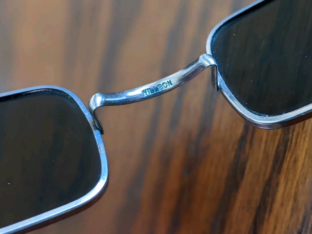 Vintage Willson Sunglasses Frames Rectangle Antiq… - image 5