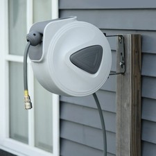 Retractable Air Hose Reel Auto Rewind Wall Mounted 10m+90cm Unit Garage Workshop