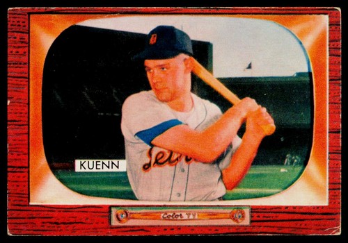 Harvey Kuenn #132 1955 Bowman card