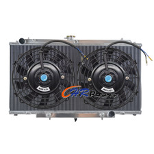Aluminum Radiatorfans For 1997-2001 Nissan Patrol Y61 Gu Safari Tb45 Petrol Mt