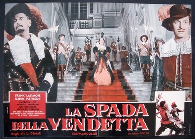 CINEMA-fotobusta LA SPADA DELLA VENDETTA latimore, patisson, luz, L. DEMAR