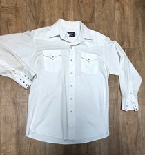 Vintage Panhandle Slim Long Sleeve Pearl Snap 16.5/34 Western Shirt