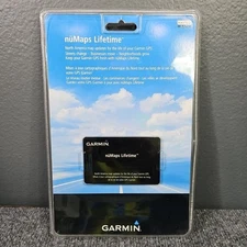 Garmin nuMaps GPS Navigation Lifetime Maps Card Nuvi Zumo - NEW Sealed