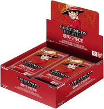 New, Sealed One Piece Carrying On His Will OP-13 English Booster Box  Free Ship