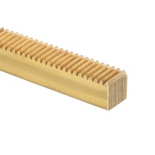 Brass Gear Rack 0.5 Module 100x8x8mm Heavy Duty Straight Linear Spur Rack