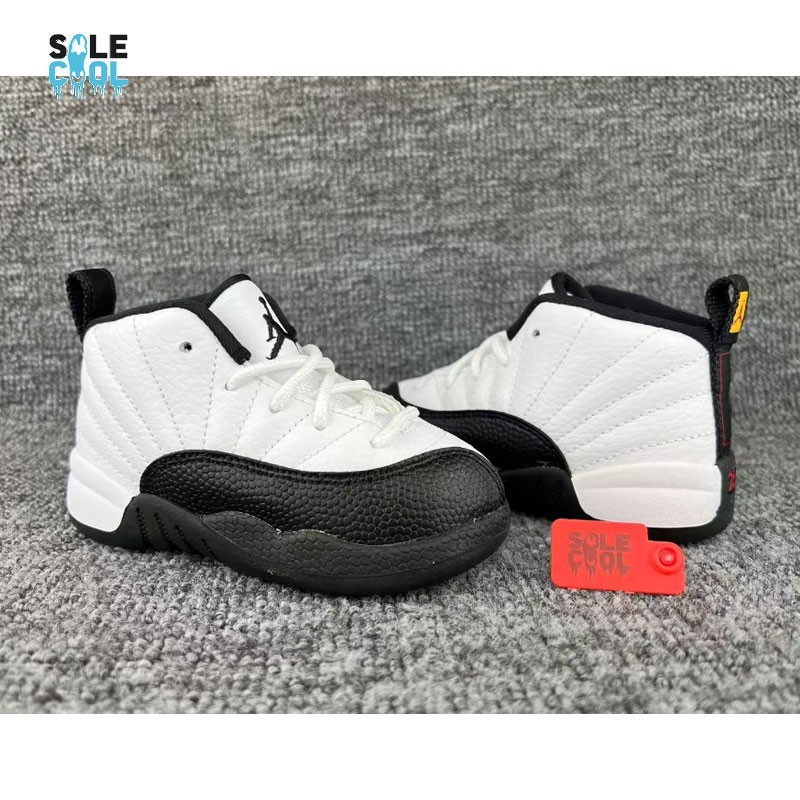 Nike Air Jordan 12 Retro XII Taxi 2025 Black White TD Toddler