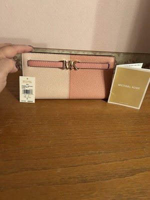 Michael Kors Primrose Colorblock Reed Leather Wallet/NWT