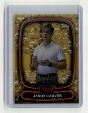 2025 Topps Stranger Things High Tek Gold /50 #37 Jason Carver  Hawkins Lab BXCP6