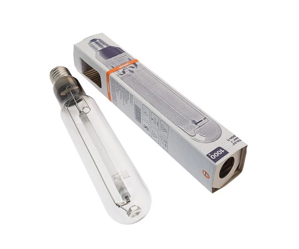 Lampada fioritura e40 grow indoor alta resa osram nav-t plus hps 1000w 130 lm/w - Immagine 2 di 4