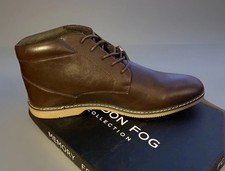 London Fog Collection Memory Foam LFM-Tyler Chukka Brown Sz 13M, New In Box