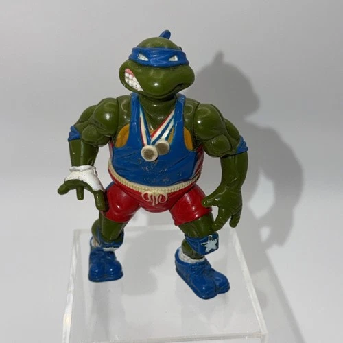Vintage TMNT Raphael Olympic Swimmer 1992 Teenage Mutant Ninja Turtles Figure