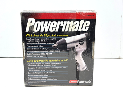 #ad #ad Coleman Powermate 1 2” Air Impact Wrench Pneumatic 024 0077SP 28 $42.95