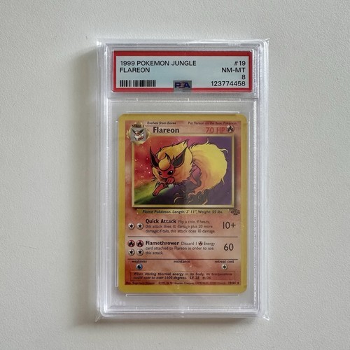 Flareon (Unlimited) graded PSA 8 for sale on eBay