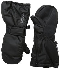  Baby Children's Easy On Waterproof Insulated Mittens, Black, Medium