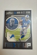 2021 Panini Playbook - Next Up Amon-Ra St. Brown #NXT-ASB (RC)