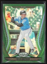 2020 Panini Chronicles #29 Brian Anderson Certified Green Miami Marlins