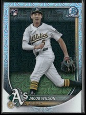 2025 Bowman #9 Jacob Wilson Chrome Base Set Mega Refractor