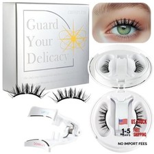 Magnetic Eyelashes with Applicator - CHENSPLEND Upgrade Soft Reusable Zero 4