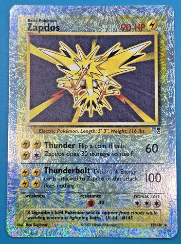 Zapdos 19/110 Legendary Collection Reverse Holo Rare 2002 Pokémon