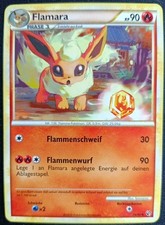 Pokémon Flamara 26 Heartgold Silversoul Undaunred tedesco quasi nuovo 