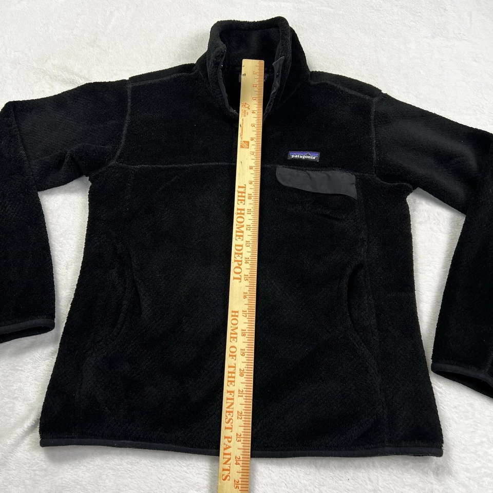 Patagonia Women Re-Tool Snap-T Fleece Pullover 1/4 Black Polartec Fleece Size S - Image 3 of 4