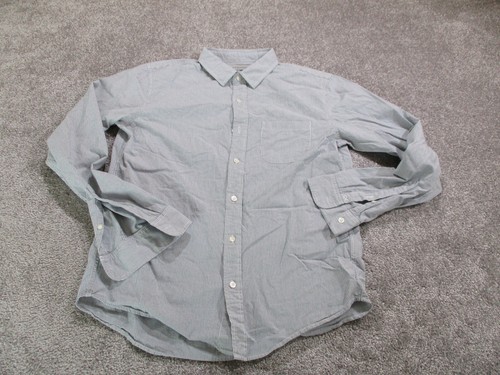 Outerknown Shirt Mens Medium Pinstriped Button Up Shirt Beach Surfing Flaw