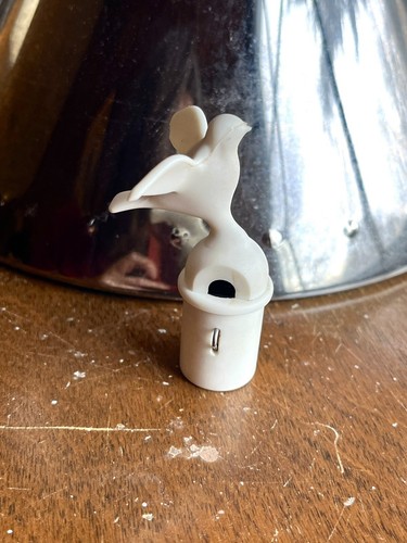 Alessi Tea Kettle Michael Graves White Handle Stainless Steel With Whistle - Picture 8 of 15