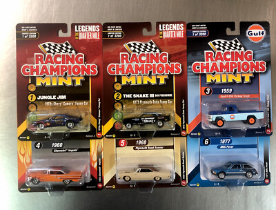 REPOLAR DAY DREAMS SERIESg７点まとめ売り 2018 RACING CHAMPIONS MINT ( SET OF 6 ) 1970s CAMARO FUNNY CAR