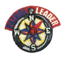 PATCH GSA Girl Scouts Patrol Leader Compass N S E W 