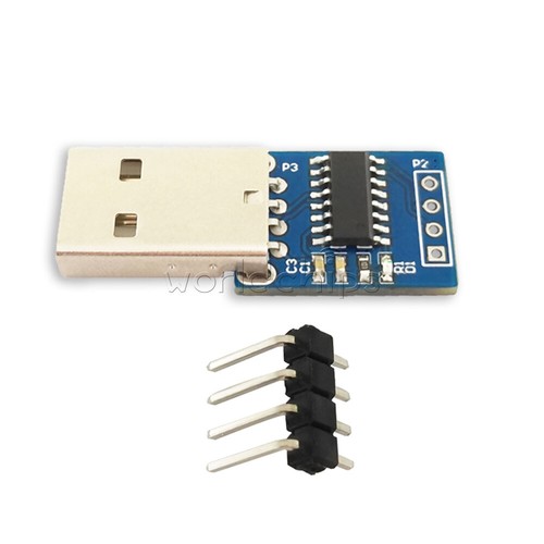CH9329 Serial Port to Standard USB HID Keyboard Mouse Device Module With Pin New - Picture 1 of 13