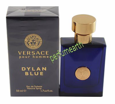 Versace Pour Homme Dylan Blue1.7/1.6 oz /50 ml Men's Edt Spray New In Box