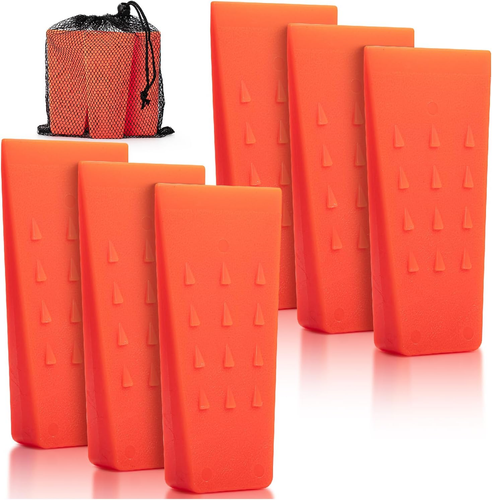 Tree Felling Wedges with Spikes, 5.5", 6 Pcs, Includes Storage Bag - Picture 11 of 12