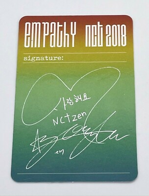 NCT Taeyong Photocard NCT 2018 1st Album EMPATHY Dream Ver
