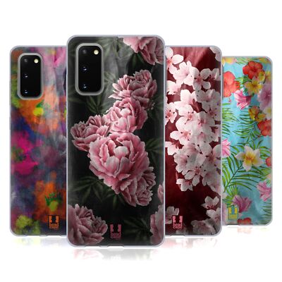 HEAD CASE DESIGNS SATIN BLUMIGER DRUCK SOFT GEL HANDYHÜLLE FÜR SAMSUNG HANDYS 1
