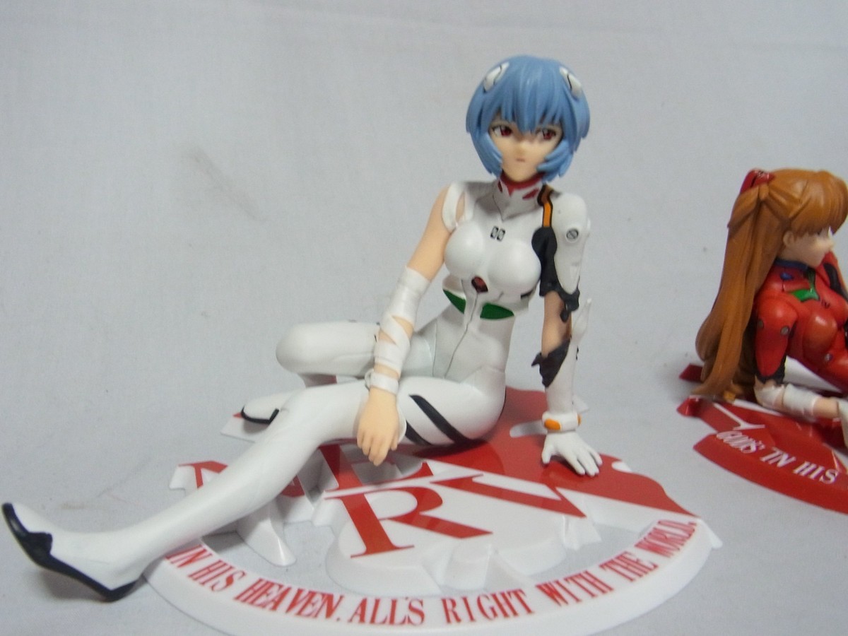 エヴァンゲリオン Flash a Smile 2体セット Evangelion Flash a Smile Figures Rei Ayanami & Asuka Langley